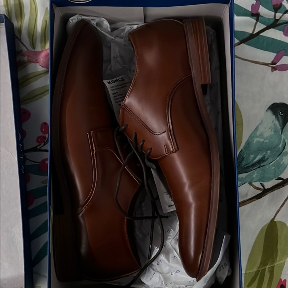 APT .9 Brown Dress Shoes